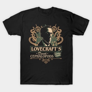 Lovecraft's Canned Cephalopods - Premium Quality T-Shirt